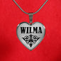 Wilma v01 - Heart Pendant Luxury Necklace