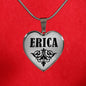 Erica v01 - Heart Pendant Luxury Necklace