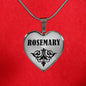 Rosemary v01 - Heart Pendant Luxury Necklace