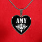 Amy v02 - Heart Pendant Luxury Necklace