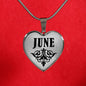 June v01 - Heart Pendant Luxury Necklace