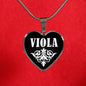 Viola v02 - Heart Pendant Luxury Necklace