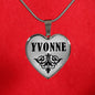 Yvonne v01 - Heart Pendant Luxury Necklace