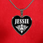 Jessie v02 - Heart Pendant Luxury Necklace