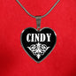 Cindy v02 - Heart Pendant Luxury Necklace