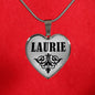 Laurie v01 - Heart Pendant Luxury Necklace