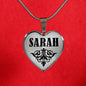 Sarah v01 - Heart Pendant Luxury Necklace
