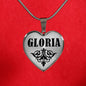 Gloria v01 - Heart Pendant Luxury Necklace