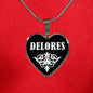 Delores v02 - Heart Pendant Luxury Necklace