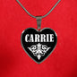 Carrie v02 - Heart Pendant Luxury Necklace