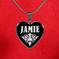 Jamie v02 - Heart Pendant Luxury Necklace