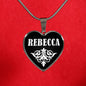Rebecca v02 - Heart Pendant Luxury Necklace