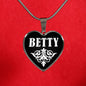 Betty v02 - Heart Pendant Luxury Necklace