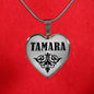 Tamara v01 - Heart Pendant Luxury Necklace
