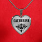 Catherine v01 - Heart Pendant Luxury Necklace
