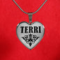 Terri v01 - Heart Pendant Luxury Necklace