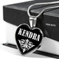 Kendra v01s - Heart Pendant Luxury Necklace