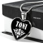 Toni v02 - Heart Pendant Luxury Necklace