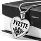 Yvette v01 - Heart Pendant Luxury Necklace