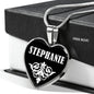 Stephanie v02 - Heart Pendant Luxury Necklace