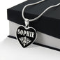 Sophie v02 - Heart Pendant Luxury Necklace