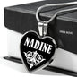Nadine v02 - Heart Pendant Luxury Necklace