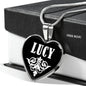 Lucy v02 - Heart Pendant Luxury Necklace