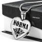 Norma v01 - Heart Pendant Luxury Necklace