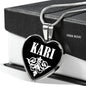 Kari v02 - Heart Pendant Luxury Necklace