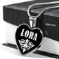 Lora v02 - Heart Pendant Luxury Necklace
