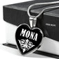 Mona v02 - Heart Pendant Luxury Necklace