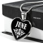 June v01s - Heart Pendant Luxury Necklace