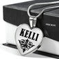 Kelli v01 - Heart Pendant Luxury Necklace