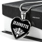 Jeannette v02 - Heart Pendant Luxury Necklace
