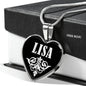 Lisa v01s - Heart Pendant Luxury Necklace