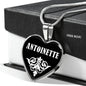 Antoinette v02 - Heart Pendant Luxury Necklace