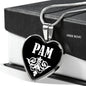 Pam v02 - Heart Pendant Luxury Necklace
