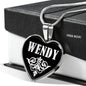 Wendy v01s - Heart Pendant Luxury Necklace