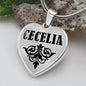 Cecelia v01 - Heart Pendant Luxury Necklace