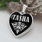 Tasha v02 - Heart Pendant Luxury Necklace