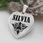Silvia v01 - Heart Pendant Luxury Necklace