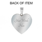 American Flag - Heart Pendant Luxury Necklace
