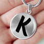 Initial K v1b - Luxury Necklace