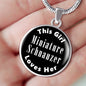 Miniature Schnauzer v2 - Luxury Necklace