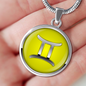 Zodiac Sign Gemini v2 - Luxury Necklace