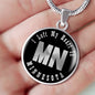 Heart In Minnesota v02 - Luxury Necklace