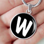 Initial W v3b - Luxury Necklace