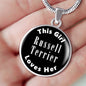 Russell Terrier v2 - Luxury Necklace