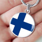 Finnish Flag - Luxury Necklace