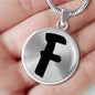 Initial F v1b - Luxury Necklace
